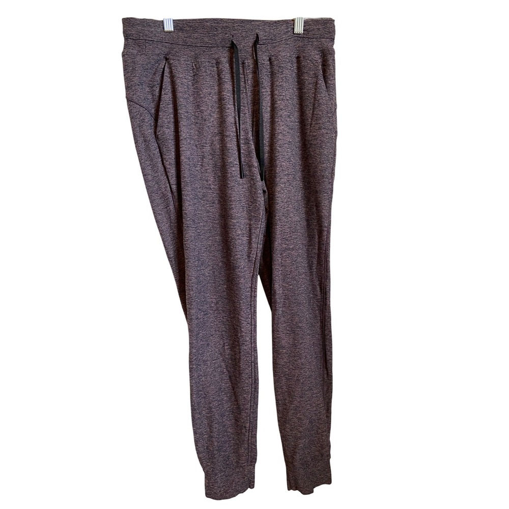Lululemon‎ Ready to Rulu Pant Heathered Dark Plum Space Dye Pants Size 8 LW5BCJS